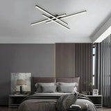 Modern LED Flush Mount Ceiling Light Fixture with Dimmable Options 4