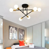 Modern LED Flush Mount Ceiling Light Fixture with E27 Base, Energy Efficient 0