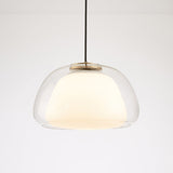 Modern Milk Glass Pendant Lamp - Stylish Kitchen Pendant Lighting 0