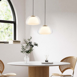 Modern Milk Glass Pendant Lamp - Stylish Kitchen Pendant Lighting 6