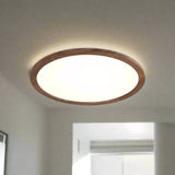 Modern Ultra-Thin Flush Mount Ceiling Light - Tri-Color LED Fixture 5