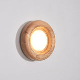 Modern Wooden Wall Lamp - Elegant Acrylic Shade Wall Sconce Lighting 1
