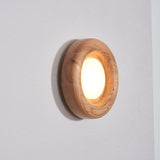 Modern Wooden Wall Lamp - Elegant Acrylic Shade Wall Sconce Lighting 8