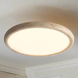 Natural Stone LED Ceiling Light Fixture - Elegant Organic Design for Cozy Ambiance 6