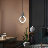 Nordic Ring LED Pendant Light - Modern Kitchen Pendant Lighting, Adjustable 3