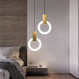 Nordic Ring LED Pendant Light - Modern Kitchen Pendant Lighting, Adjustable 5