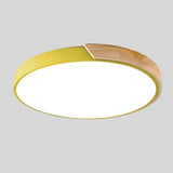 Nordic Wooden Macaroon LED Ceiling Light Fixture - Scandinavian Design 9