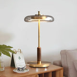 Ronaldo - Modern LED Table Lamp with Elegant Metal and Glass Design 0