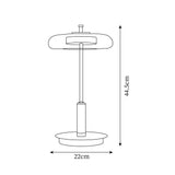 Ronaldo - Modern LED Table Lamp with Elegant Metal and Glass Design 3
