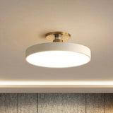 Scandinavian Style Round Flush Mount LED Ceiling Light Fixture - Acrylic Design 0