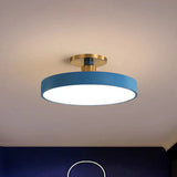 Scandinavian Style Round Flush Mount LED Ceiling Light Fixture - Acrylic Design 2