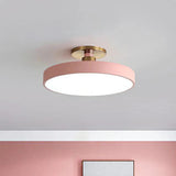 Scandinavian Style Round Flush Mount LED Ceiling Light Fixture - Acrylic Design 4