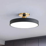 Scandinavian Style Round Flush Mount LED Ceiling Light Fixture - Acrylic Design 6