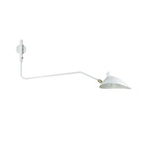 Serge Mouille - Versatile One Arm Wall Sconce with Adjustable Shade 0
