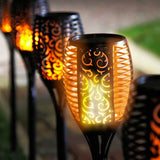 Solar Powered Garden Torch - Flickering LED Lights, Waterproof, Easy Installation 0