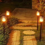 Solar Powered Garden Torch - Flickering LED Lights, Waterproof, Easy Installation 2