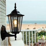 Vintage-Style Outdoor Garden Wall Light with Clear Glass Shade 1
