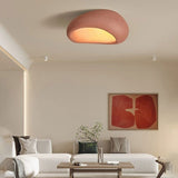 Wabi-Sabi Ceiling Light - Minimalist Resin & Metal Chandelier 4