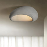 Wabi-Sabi Ceiling Light - Minimalist Resin & Metal Chandelier 9