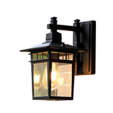 Alessio Black Outdoor Wall Light - Modern Waterproof Lantern for Exterior Spaces 5