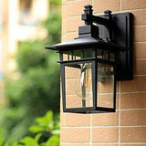 Alessio Black Outdoor Wall Light - Modern Waterproof Lantern for Exterior Spaces 6