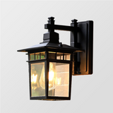 Alessio Black Outdoor Wall Light - Modern Waterproof Lantern for Exterior Spaces 8