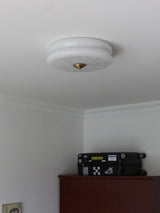 Art Deco Vintage Flush Mount Ceiling Light Fixture with Integrated LED 11