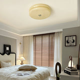 Art Deco Vintage Flush Mount Ceiling Light Fixture with Integrated LED 8