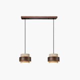 Ascend Retro Wabi-Sabi Pendant Light - Natural Stone & Wood Design 11