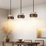 Ascend Retro Wabi-Sabi Pendant Light - Natural Stone & Wood Design 2