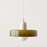 Bauhaus Glass Pendant Lamp - Artistic Kitchen Pendant Lighting Fixture 24