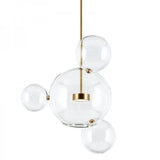 Bolle Modern Glass Pendant Lamp - Spherical LED Kitchen Pendant Lighting 11