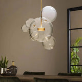 Bolle Modern Glass Pendant Lamp - Spherical LED Kitchen Pendant Lighting 2