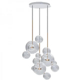 Bolle Modern Glass Pendant Lamp - Spherical LED Kitchen Pendant Lighting 9