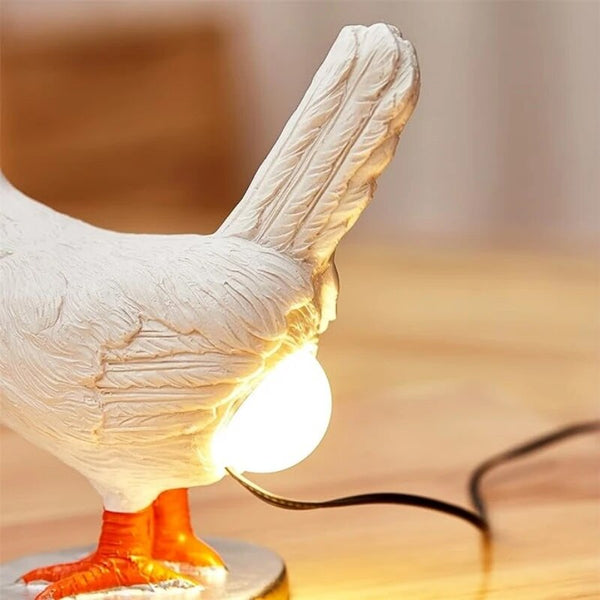 ChickenLamp - Whimsical Chicken-Shaped Table Lamp for Fun Decor 1