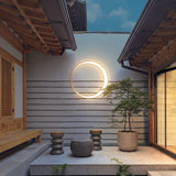 Eclipse Modern Outdoor Wall Light - IP65 Waterproof LED Fixture for Gardens 0