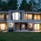 Eclipse Modern Outdoor Wall Light - IP65 Waterproof LED Fixture for Gardens 3