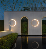 Eclipse Modern Outdoor Wall Light - IP65 Waterproof LED Fixture for Gardens 6