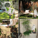 Eco-Friendly Solar Garden Lights - 2-Pack Outdoor Owl Lamps for Pathway 6