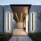 Edge Modern LED Wall Lights - Sleek Minimalist Design for Outdoor & Bathroom Use 0