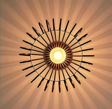 Elegant Birdcage Ceiling Lamp - Decorative Flush Mount Light Fixture for Dining Room 7