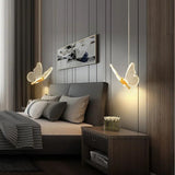 Elegant Butterfly Pendant Lamp - Adjustable Height & Soft Lighting 2