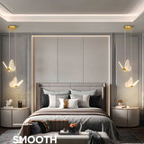 Elegant Butterfly Pendant Lamp - Adjustable Height & Soft Lighting 4