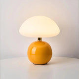 Elegant Ceramic Mushroom Lamp with Adjustable LED Lighting 13