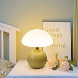 Elegant Ceramic Mushroom Lamp with Adjustable LED Lighting 6