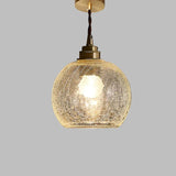 Elegant Crystal Glass Pendant Lamp - Nordic Design with Retro Charm 0