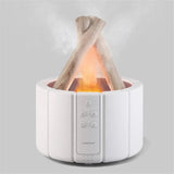 Elegant Flame Humidifier Table Lamp with Aromatherapy & Ambient Lighting 0