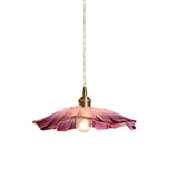 Elegant Flower Glass Pendant Light - Retro Kitchen Hanging Lights 0