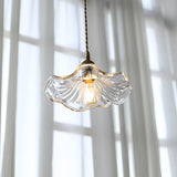Elegant Flower Glass Pendant Light - Retro Kitchen Hanging Lights 5