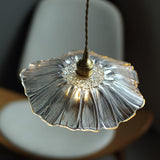Elegant Flower Glass Pendant Light - Retro Kitchen Hanging Lights 7